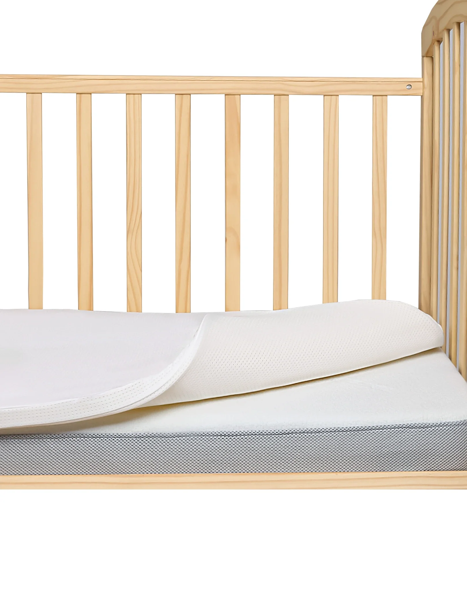 Stratus | 100% Washable Silicone Foam Crib Mattress Topper for Toddlers - Image 7