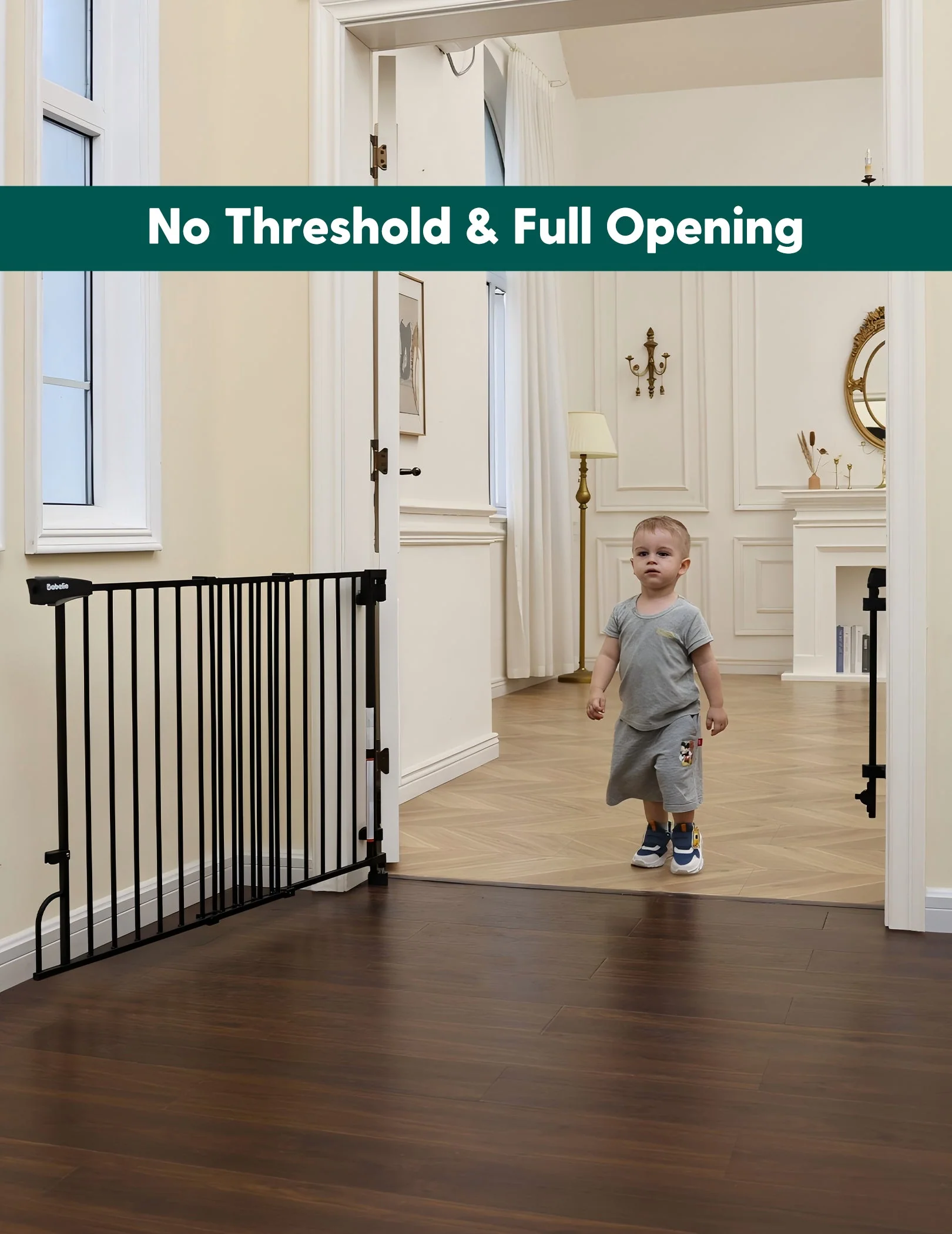 Boundless R30 ProFlex | Removable No-Trip Baby Gate for Stairs - Image 3
