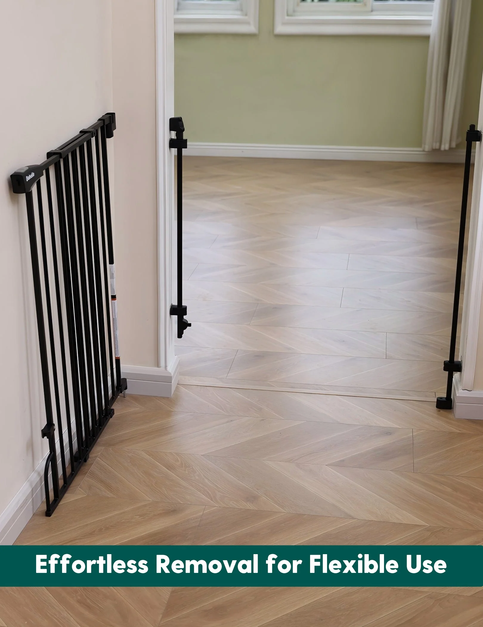 Boundless R30 ProFlex | Removable No-Trip Baby Gate for Stairs - Image 4