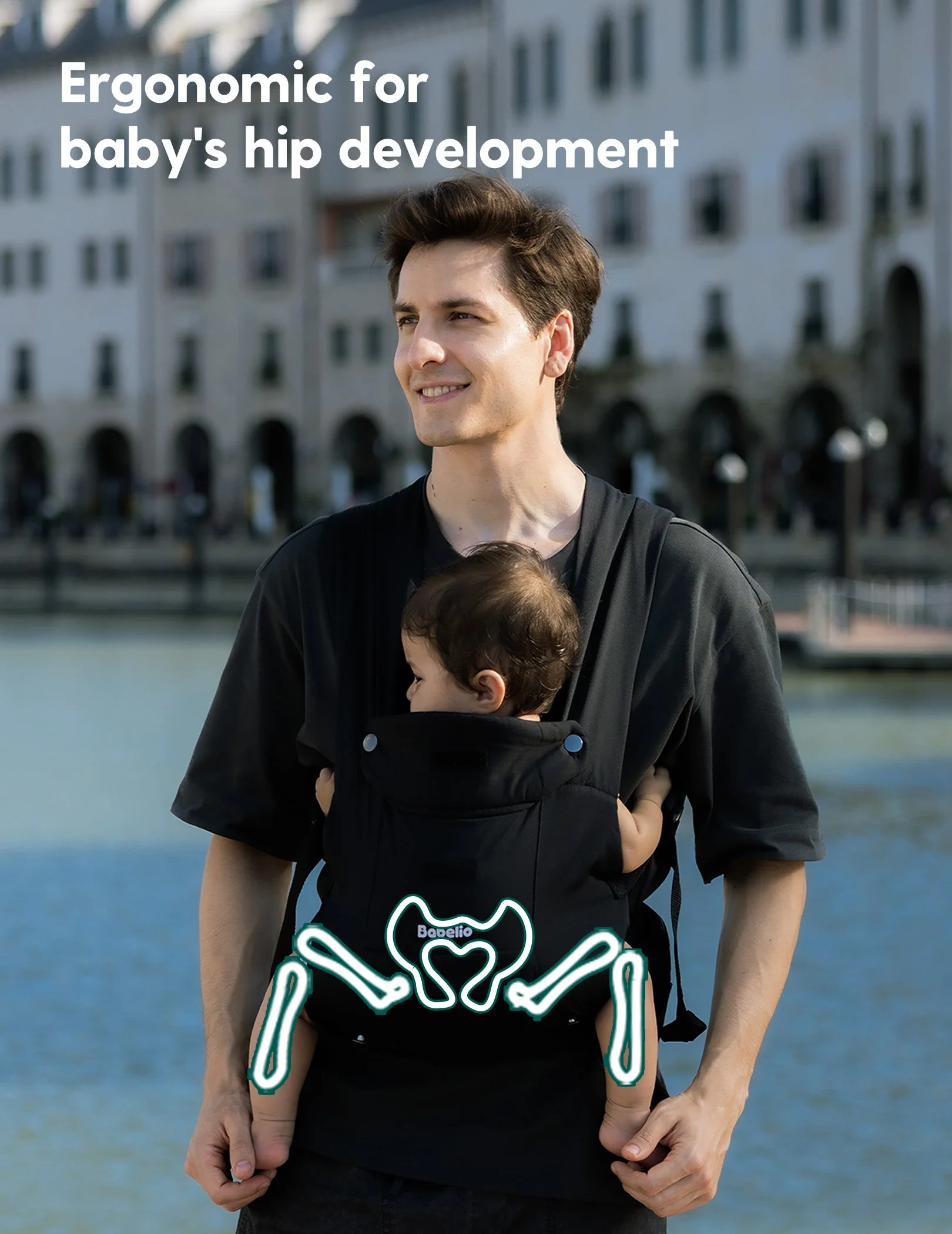 Samurai | Ergonomic Baby Carrier for Newborn to Toddler (7–45lbs) - Image 4