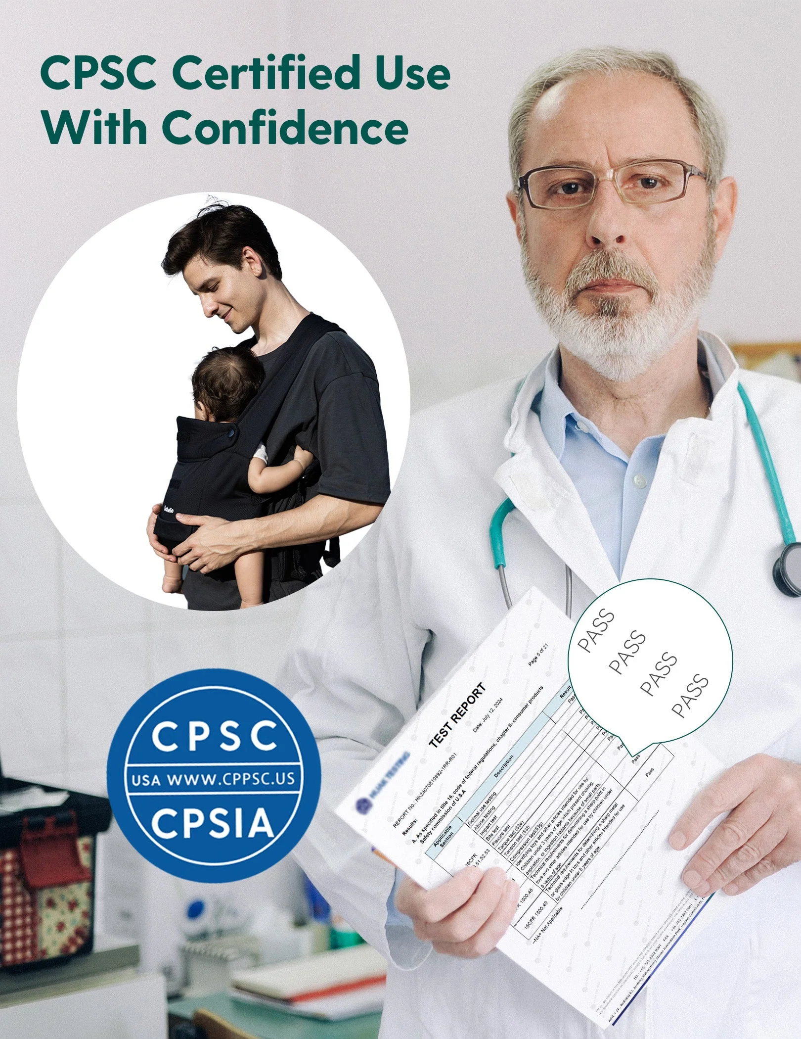 Samurai | Ergonomic Baby Carrier for Newborn to Toddler (7–45lbs) - Image 7