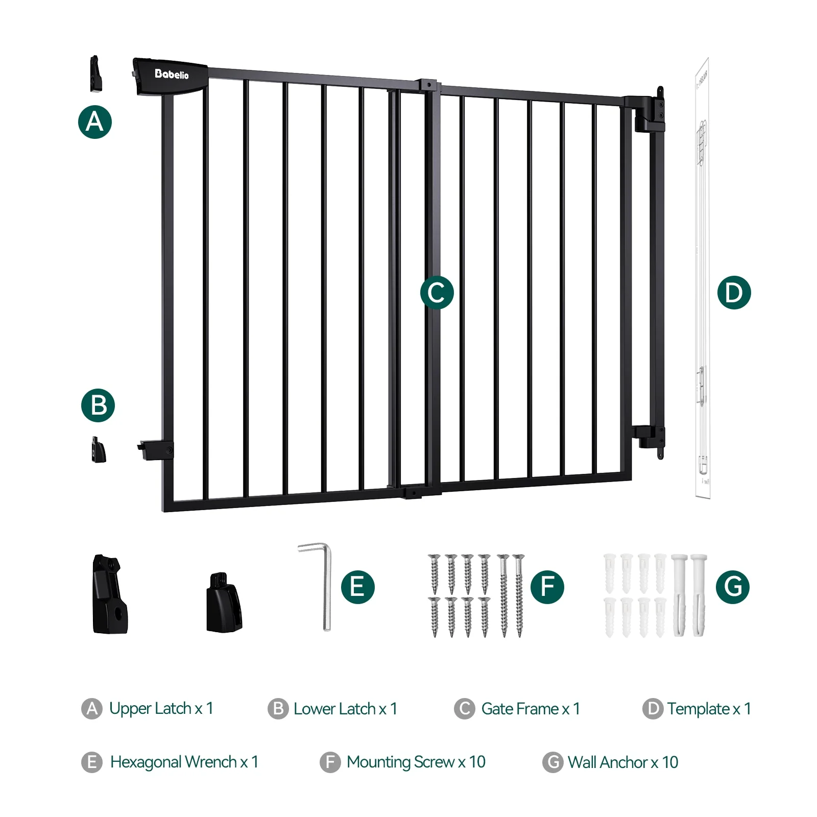 Boundless S12 | Ultra-Stable No Bottom Bar Baby Gate for Stairs - Image 11