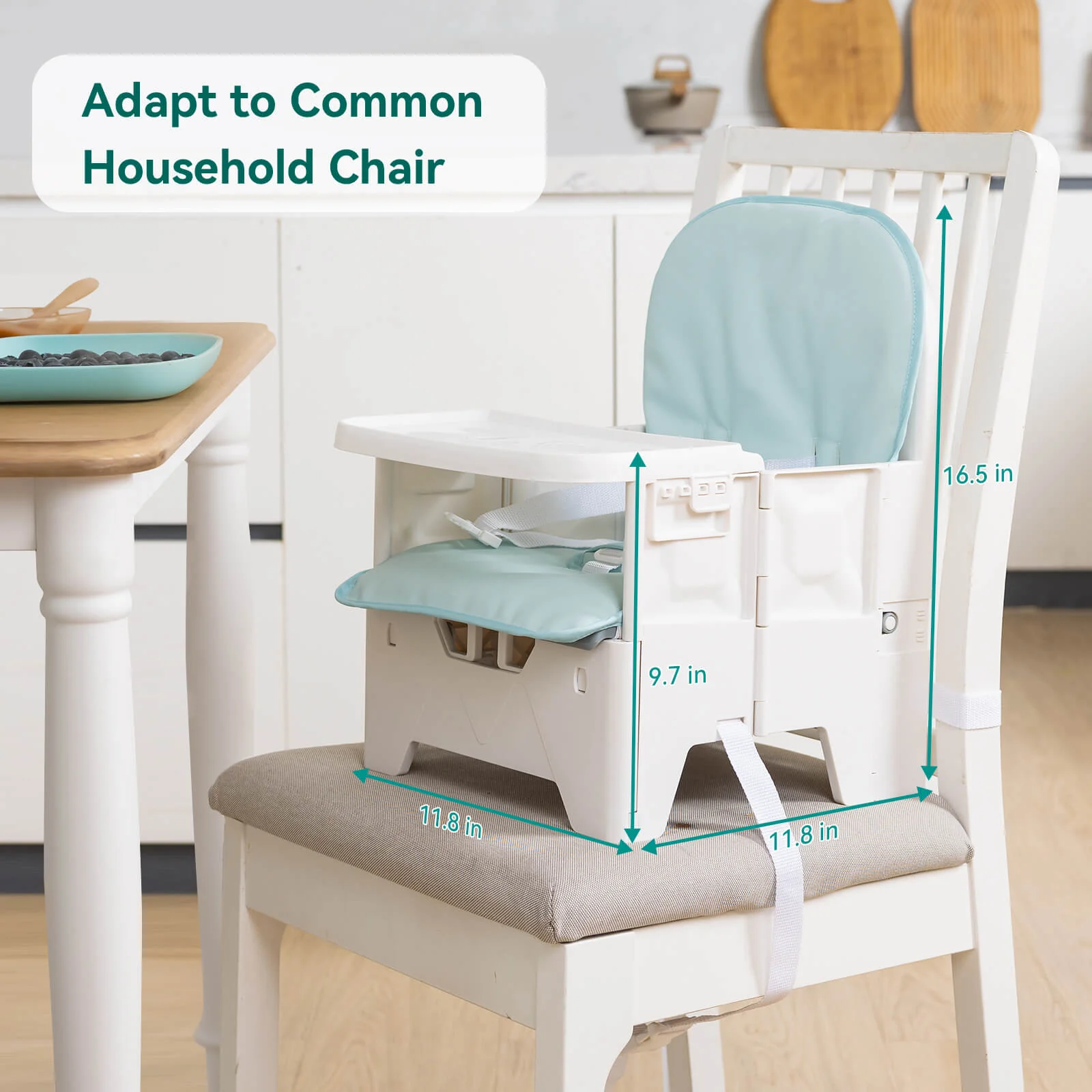 Babelio Travel Baby Chair for Upright Posture, Compact Folding Floor Seat with PU Waterproof Cushion - Image 6